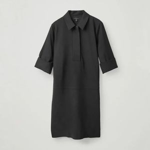 COS wool mix shirt dress